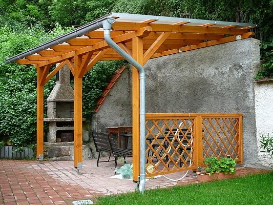 pergola s grilem
