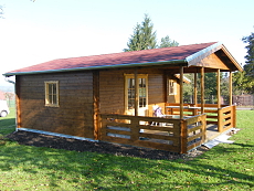 dřevěn&aacute; chata Camping